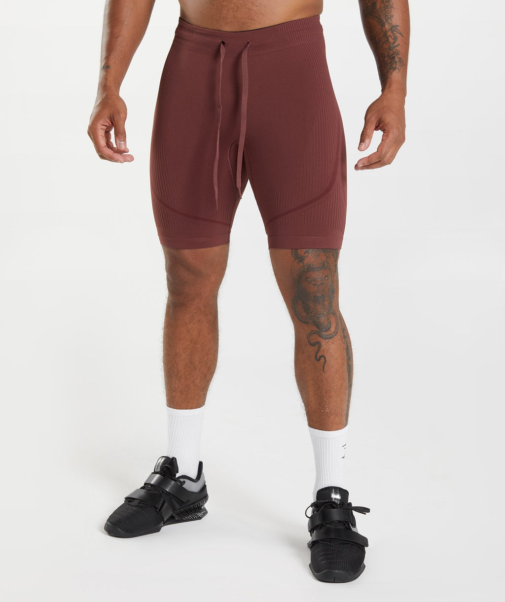 gymshark-315-seamless-1-2-shorts-cherry-brown-athletic-maroon-ss22