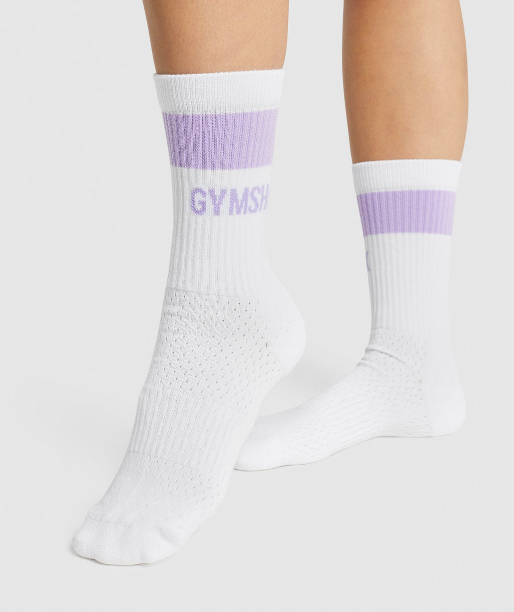 gymshark-crew-socks-1pk-white-light-purple-aw21