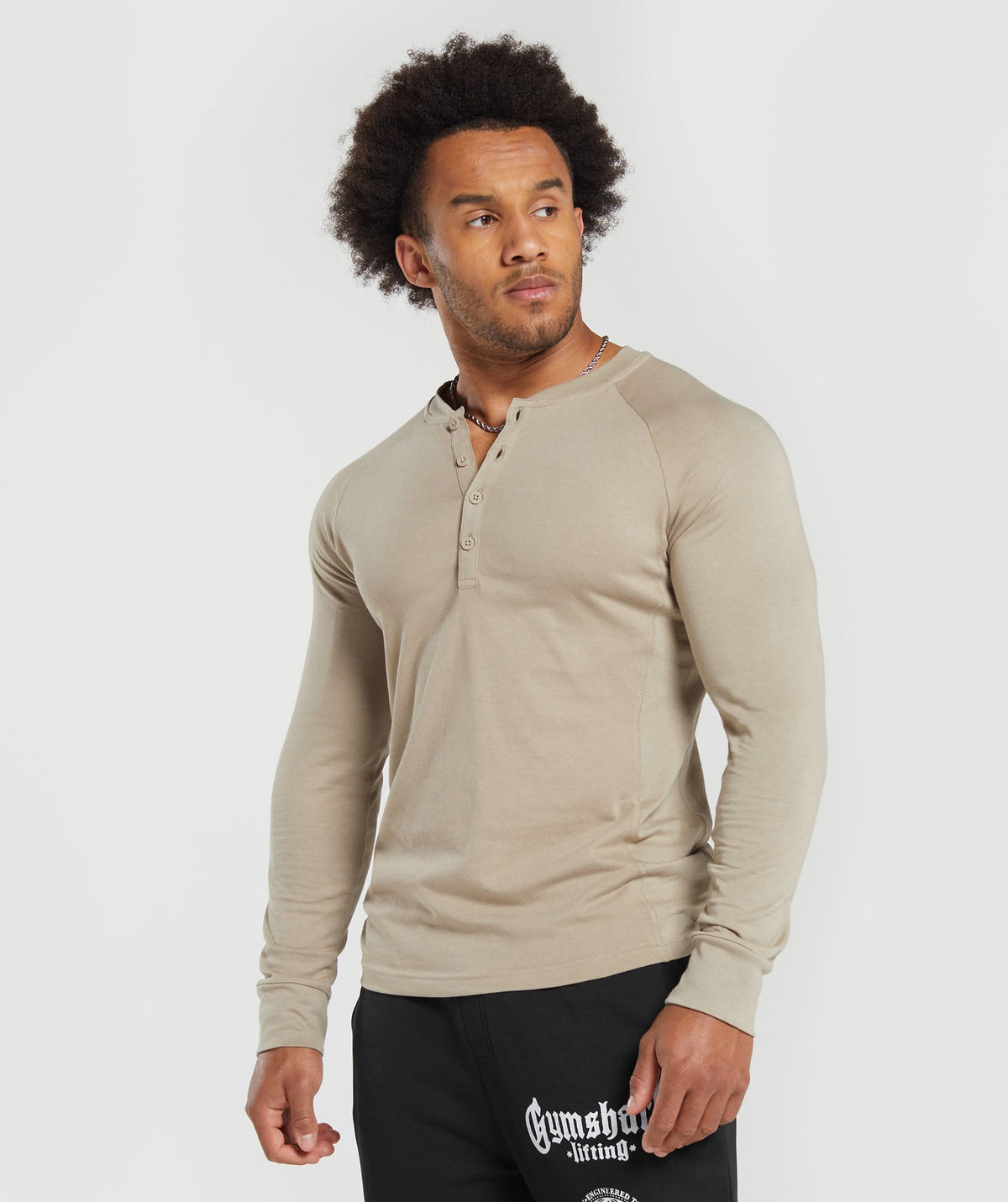gymshark-rest-day-essentials-henley-sand-brown-aw23