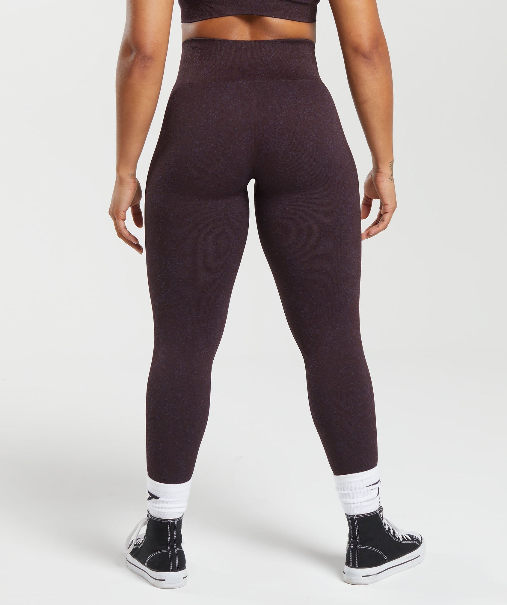 gymshark-adapt-fleck-seamless-leggings-plum-brown-dewberry-purple-aw23