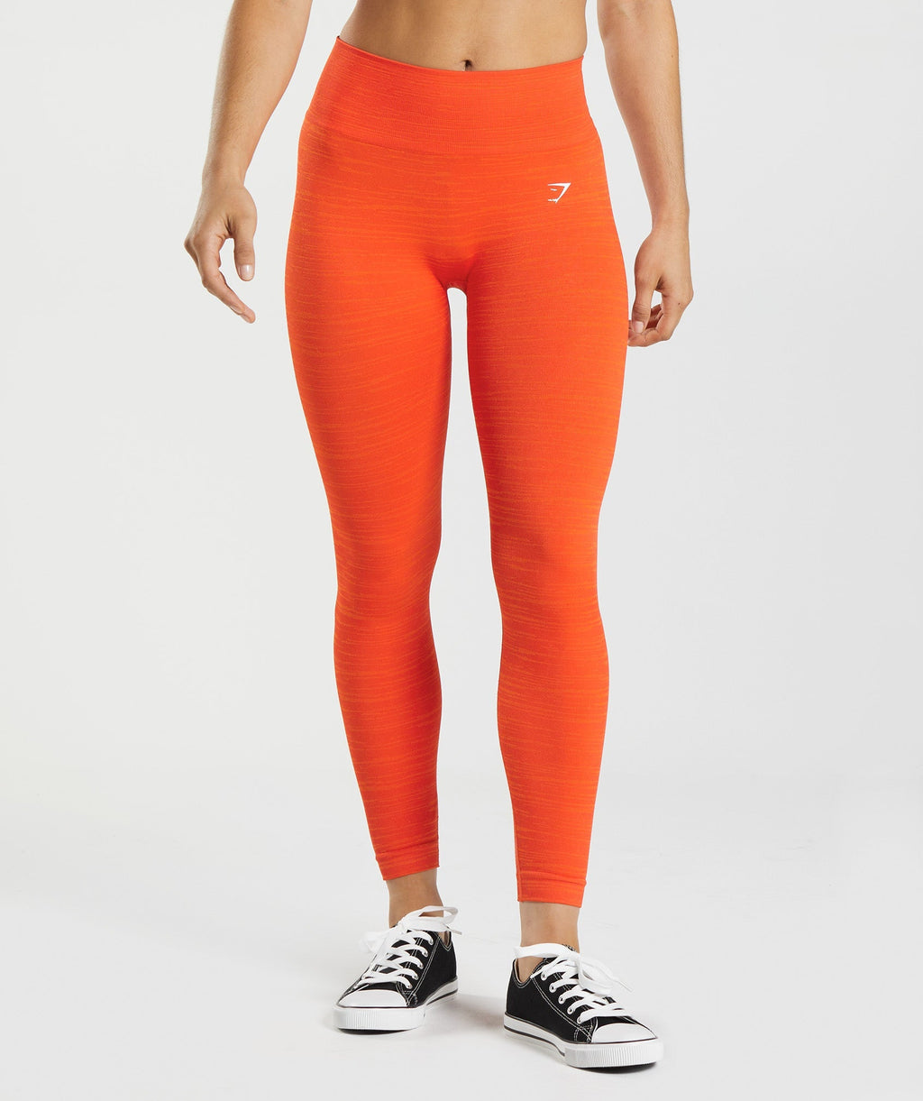 gymshark-adapt-marl-seamless-leggings-pepper-red-zesty-orange-aw22