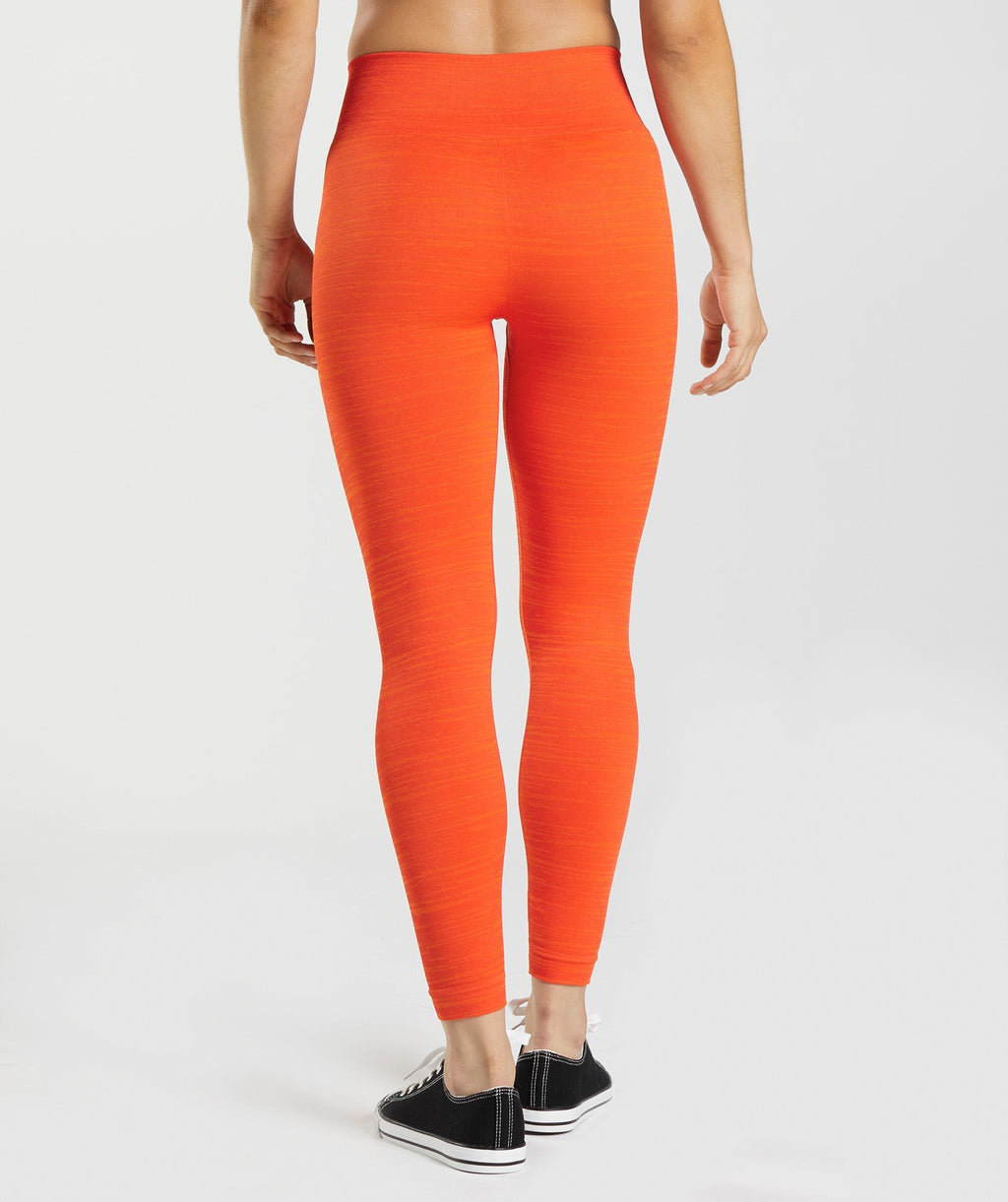 gymshark-adapt-marl-seamless-leggings-pepper-red-zesty-orange-aw22
