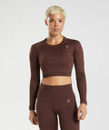gymshark-adapt-marl-seamless-long-sleeve-crop-top-archive-brown-cherry-brown-aw22