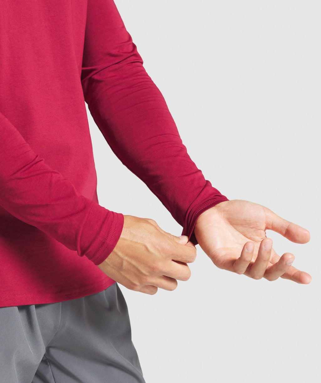 gymshark-apollo-long-sleeve-t-shirt-burgundy