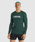 gymshark-apollo-long-sleeve-muscle-fit-t-shirt-dark-green-white-logo