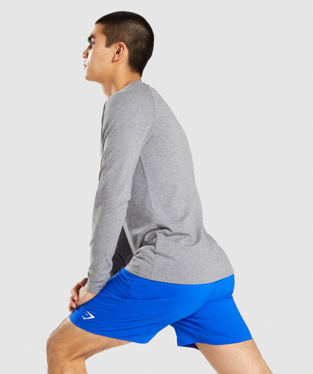 gymshark-apollo-long-sleeve-t-shirt-charcoal-marl-white-logo