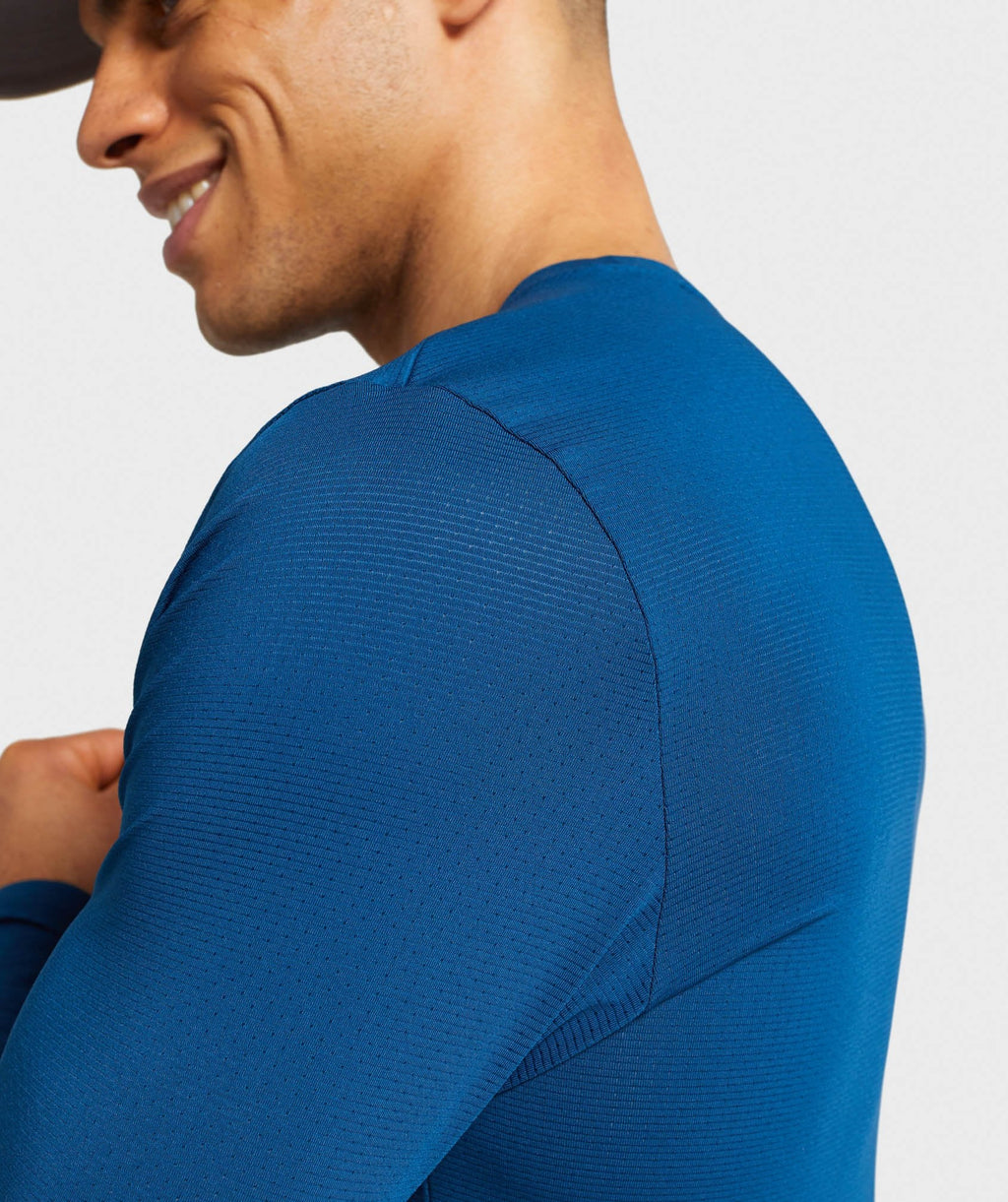 gymshark-arrival-long-sleeve-t-shirt-petrol-blue