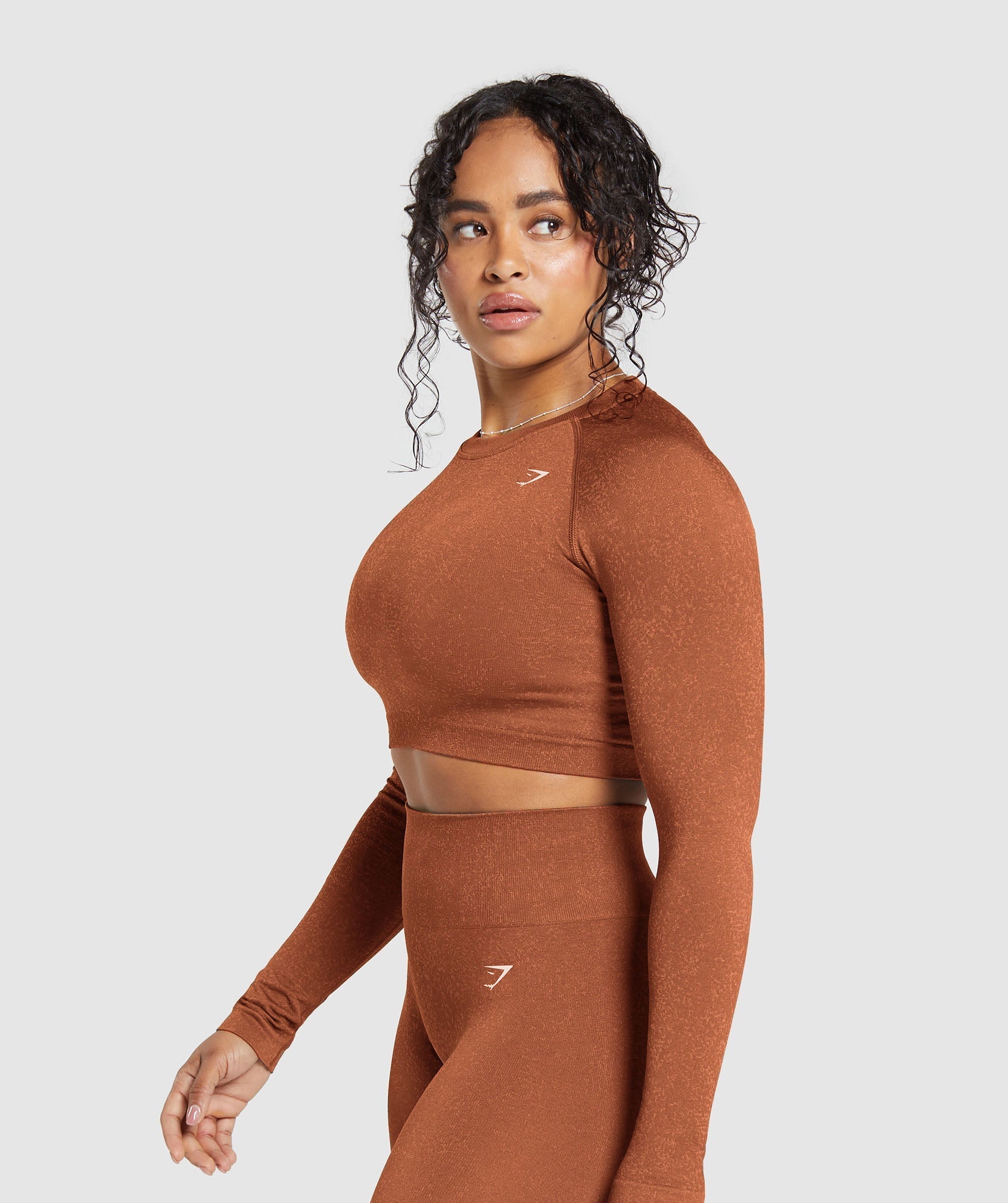 gymshark-adapt-fleck-seamless-long-sleeve-crop-top-copper-brown-terracotta-orange-ss24