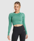 gymshark-adapt-fleck-seamless-long-sleeve-crop-top-mineral-alpine-green-ss22