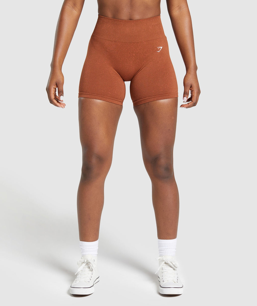 gymshark-adapt-fleck-seamless-shorts-copper-brown-terracotta-orange-ss24