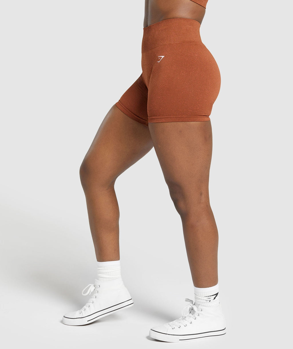 gymshark-adapt-fleck-seamless-shorts-copper-brown-terracotta-orange-ss24