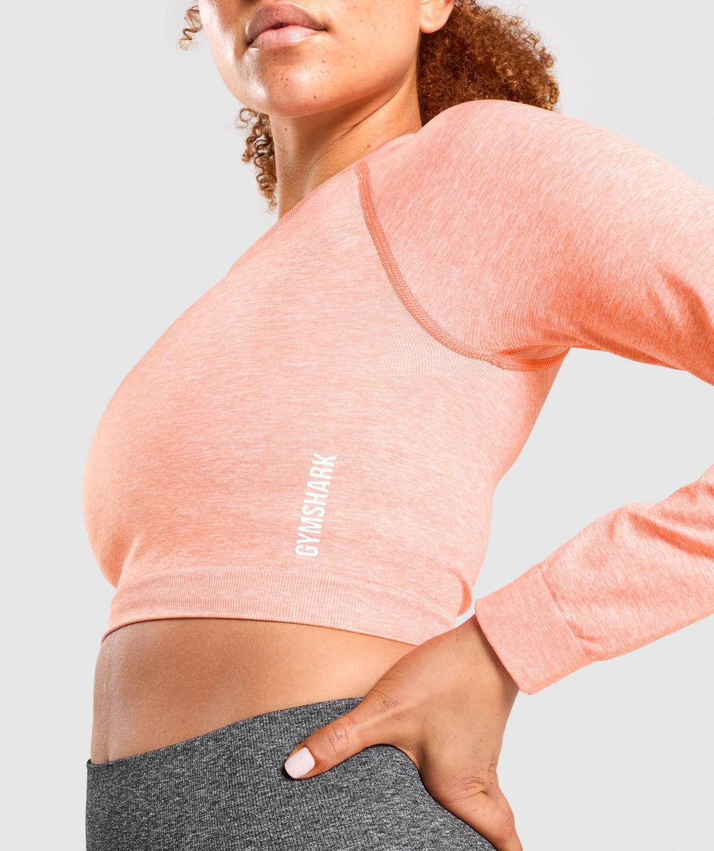 gymshark-adapt-marl-seamless-long-sleeve-crop-top-orange