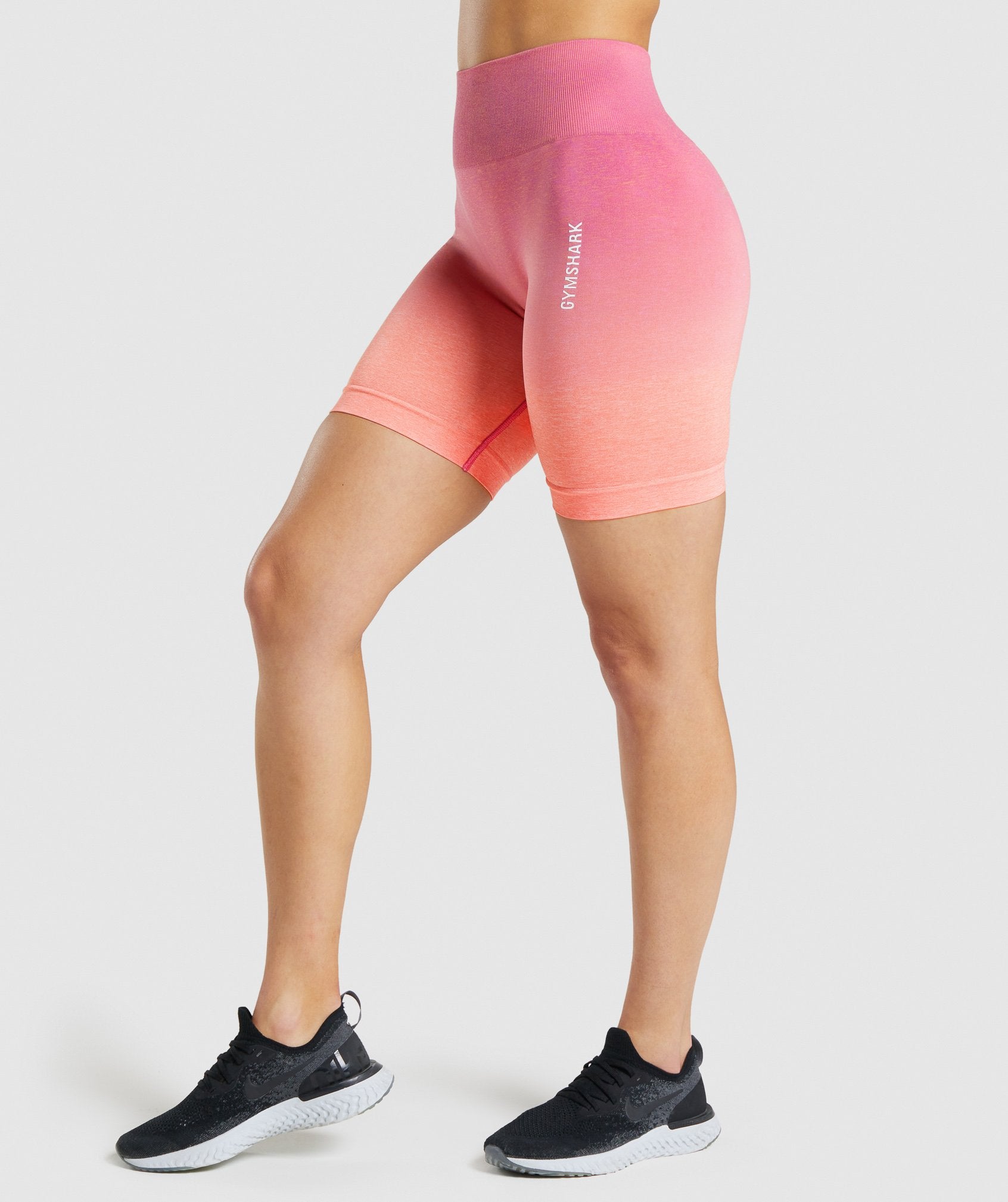 gymshark-adapt-ombre-seamless-shorts-orange-marl-pink