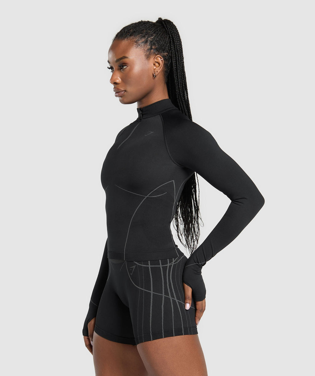 gymshark-apex-seamless-1-4-zip-pullover-black-graphite-grey-ss25