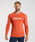 gymshark-apollo-muscle-fit-long-sleeve-t-shirt-storm-red-aw22