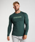 gymshark-apollo-long-sleeve-t-shirt-obsidian-green-aw22
