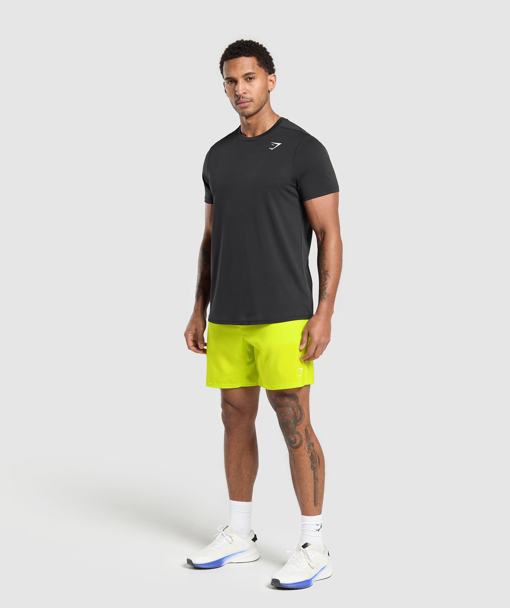 gymshark-arrival-7-shorts-shock-green-ss25