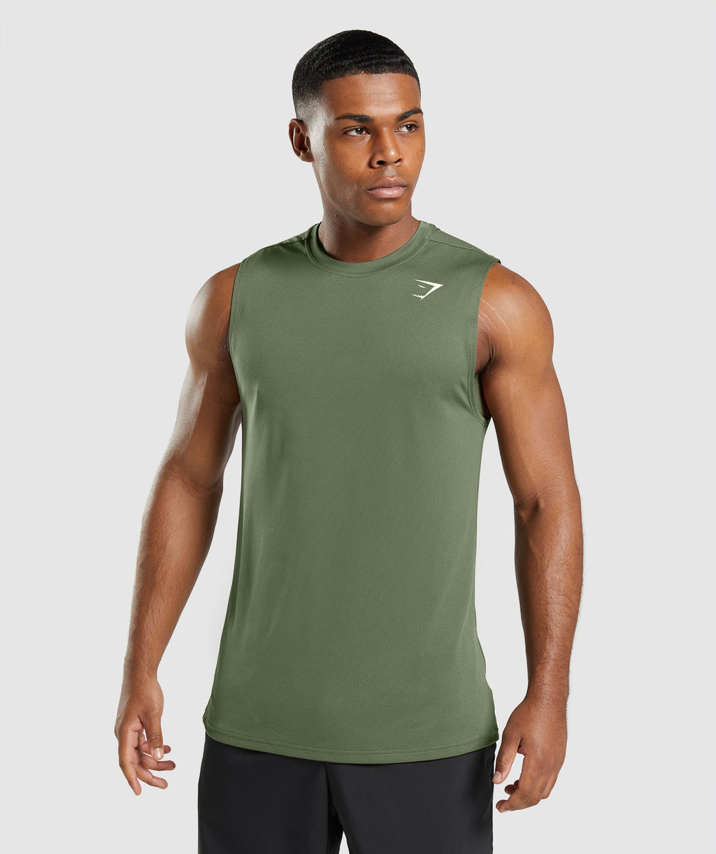 gymshark-arrival-sleeveless-t-shirt-core-olive-ss22