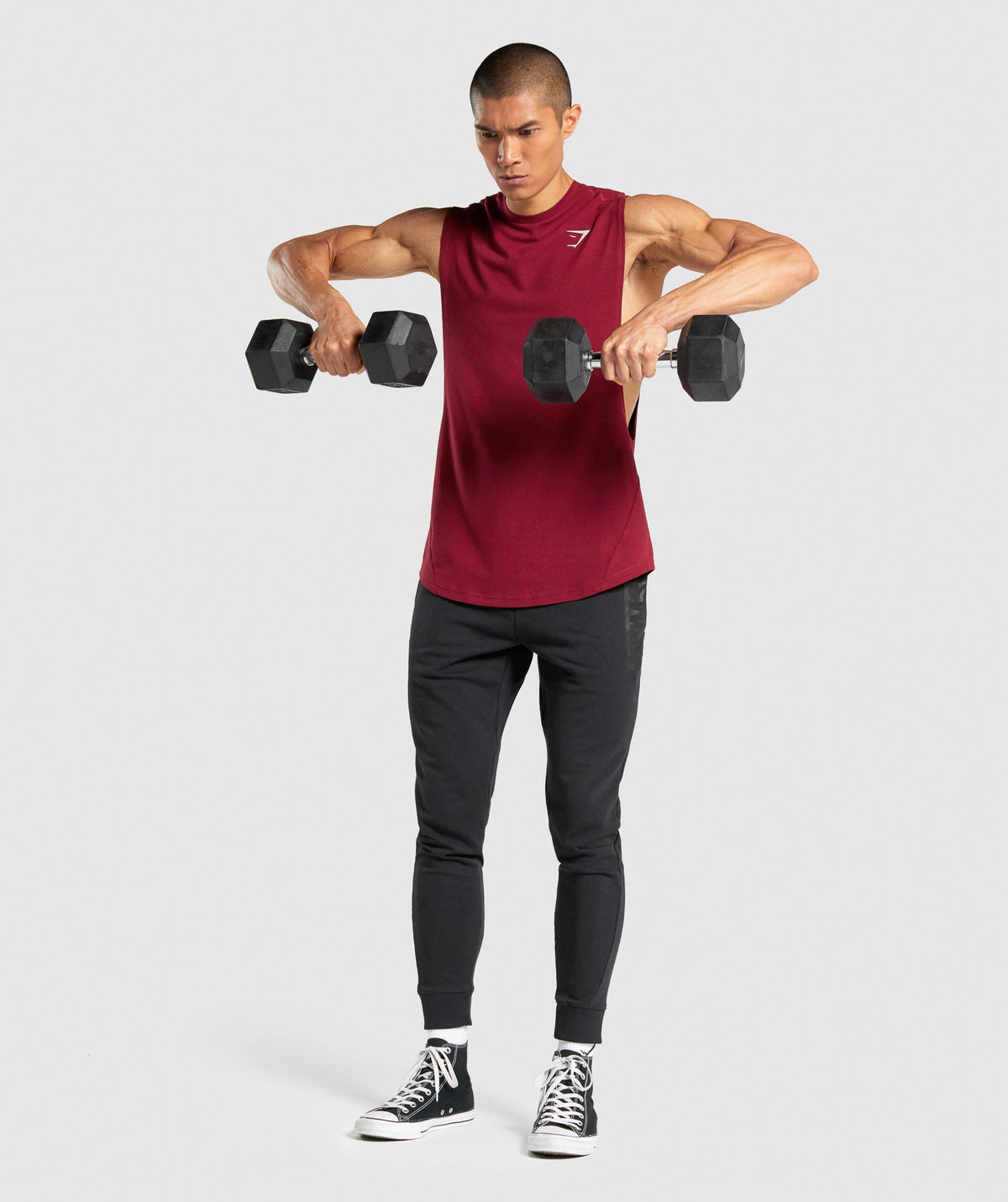 gymshark-bold-drop-arm-tank-burgundy-aw21