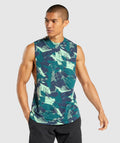 gymshark-bold-drop-arm-tank-green-print-aw21