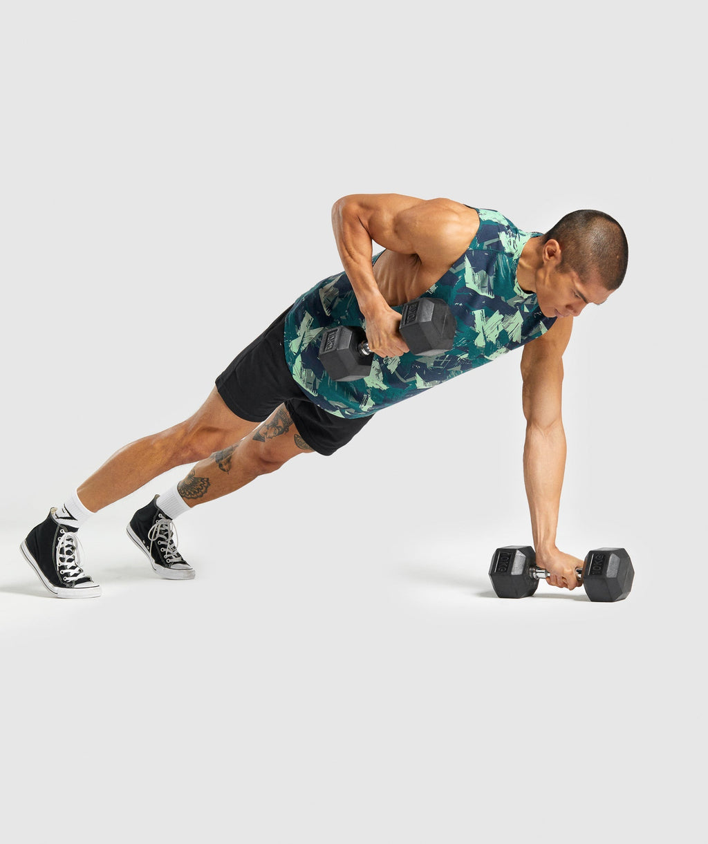 gymshark-bold-drop-arm-tank-green-print-aw21