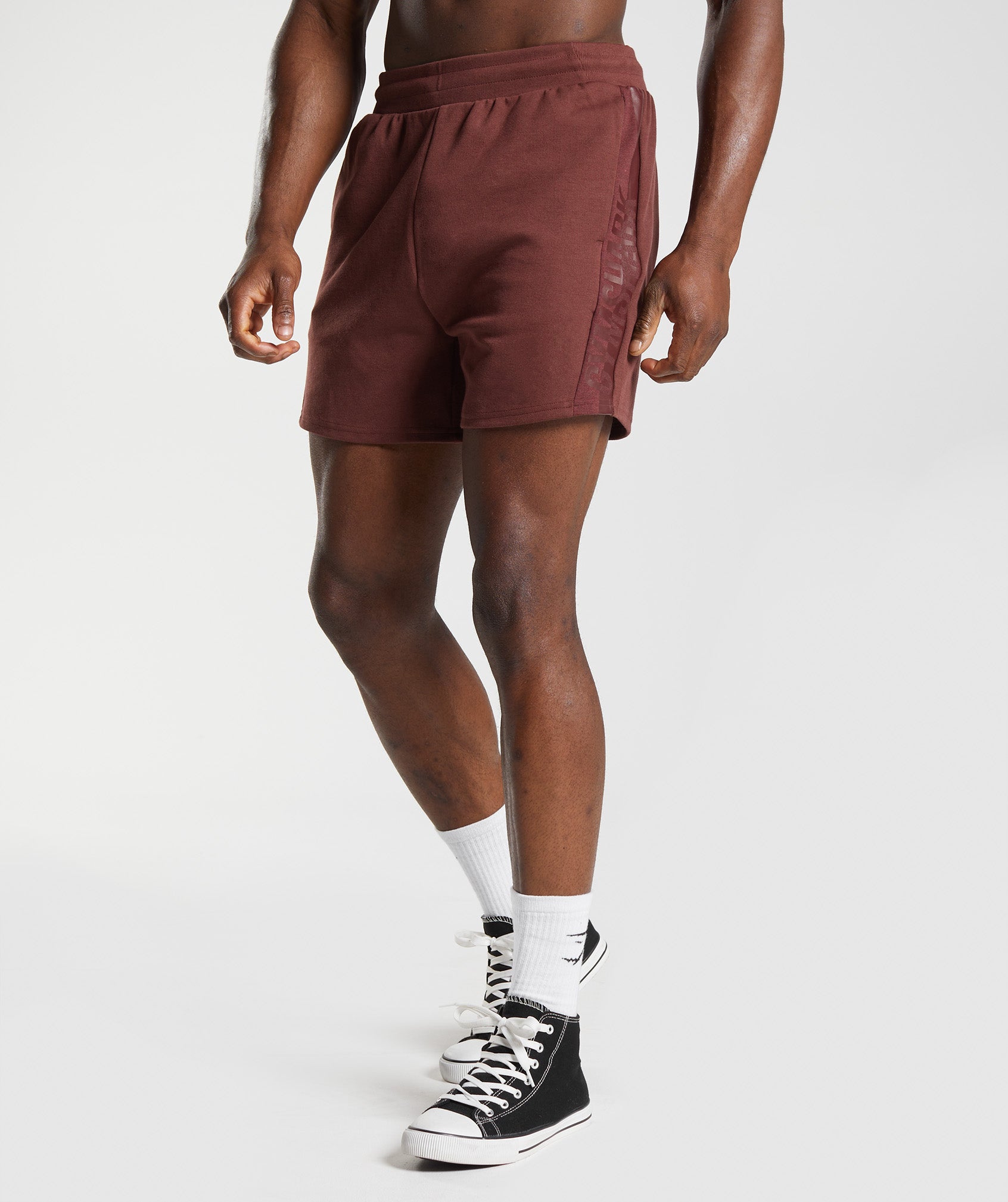 gymshark-bold-react-5-shorts-cherry-brown-aw22