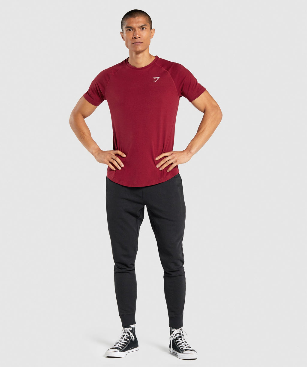 gymshark-bold-t-shirt-burgundy-aw21