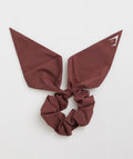 gymshark-bow-scrunchie-cherry-brown-aw22