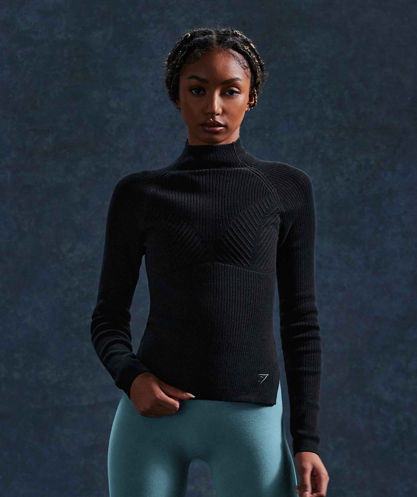 gymshark-pause-knitwear-long-sleeve-top-black-onyx-grey-aw22