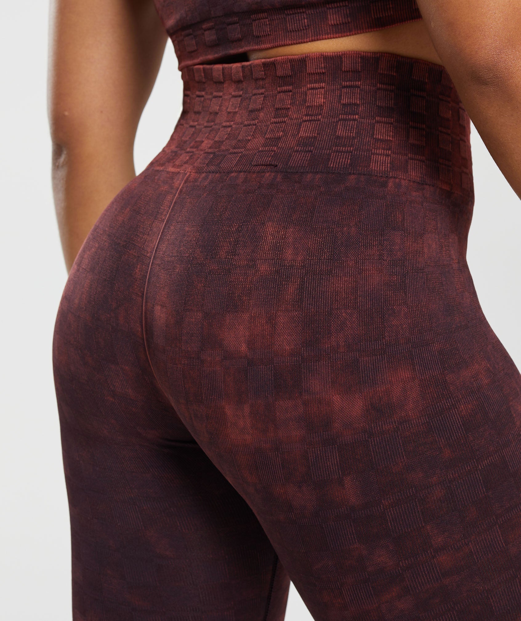 gymshark-check-seamless-washed-leggings-plum-brown-aw23