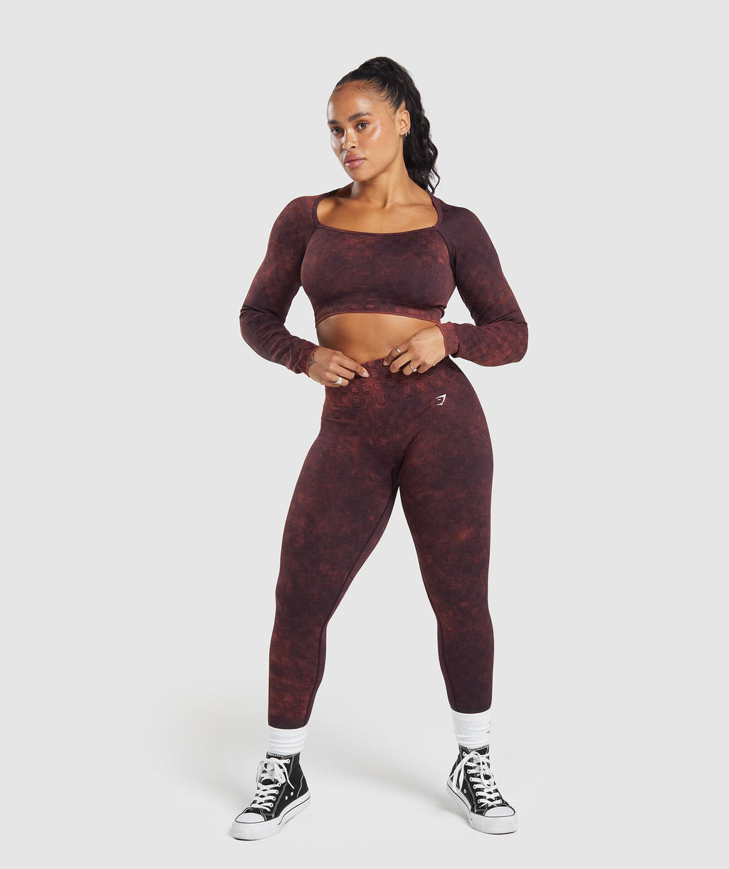 gymshark-check-seamless-washed-long-sleeve-top-plum-brown-aw23