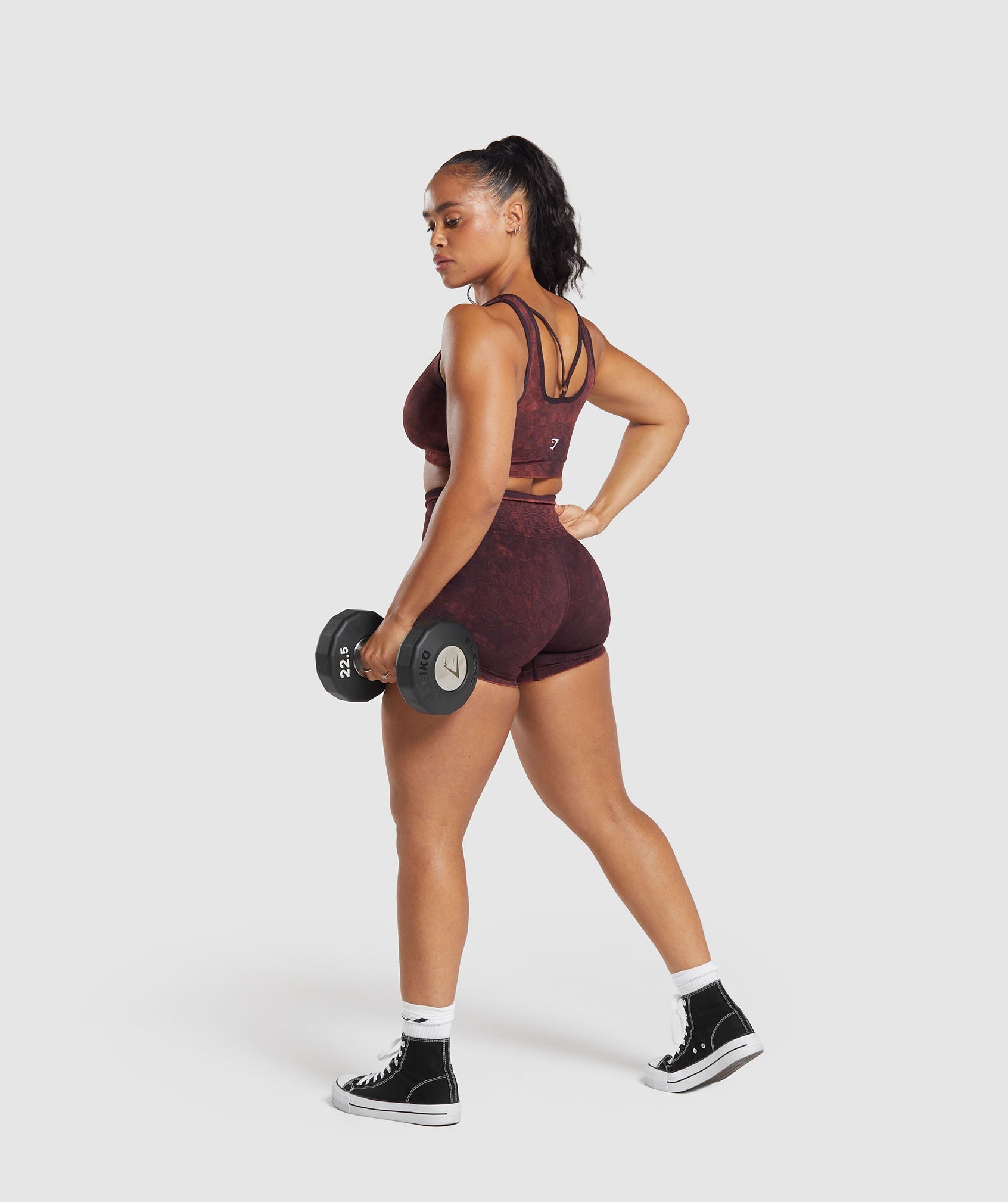 gymshark-check-seamless-washed-shorts-plum-brown-aw23