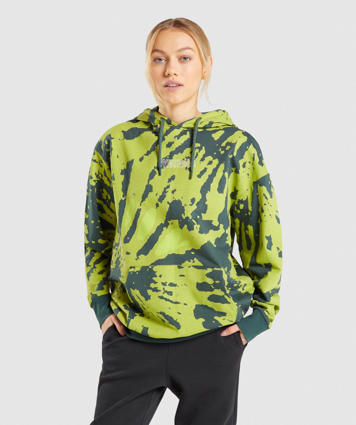 gymshark-colour-burst-hoodie-dark-green-print