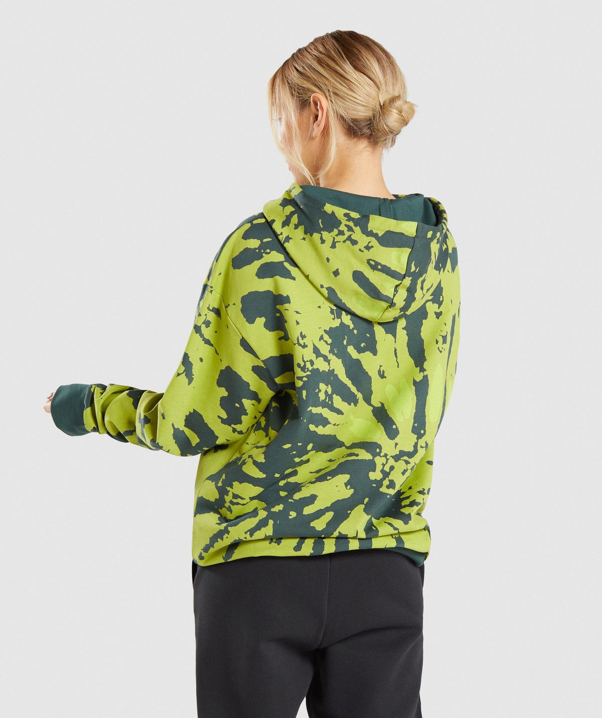 gymshark-colour-burst-hoodie-dark-green-print