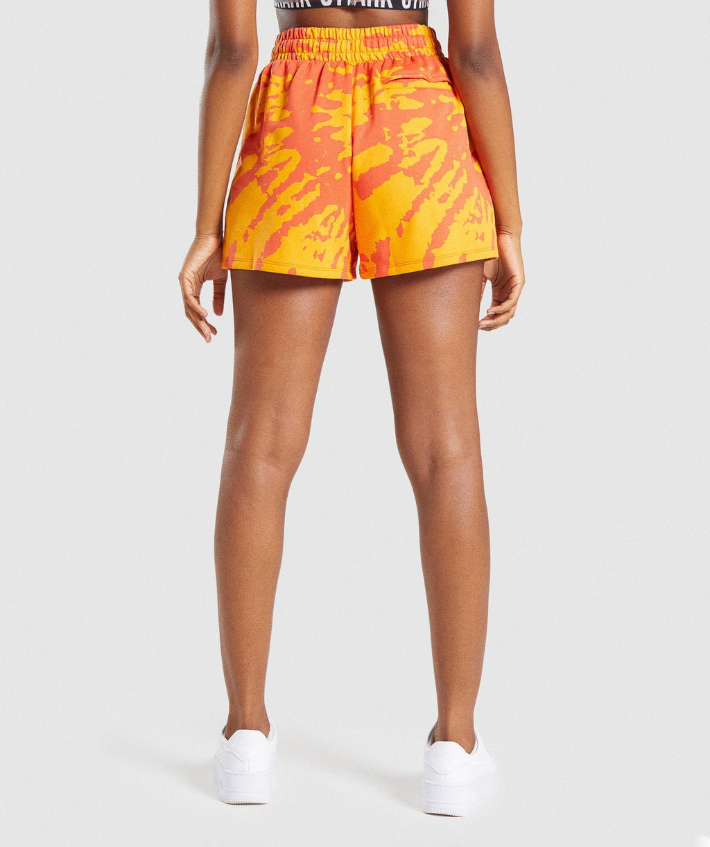 gymshark-colour-burst-shorts-orange-print