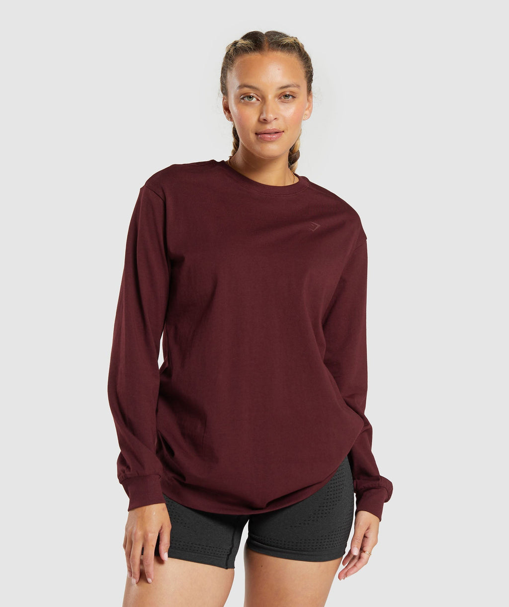 gymshark-cotton-oversized-long-sleeve-top-rich-maroon-aw23