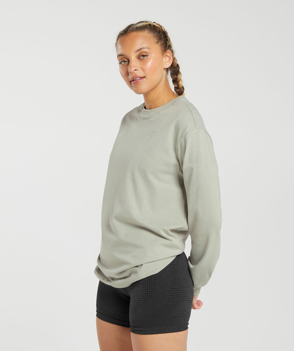 gymshark-cotton-oversized-long-sleeve-top-stone-grey-aw23