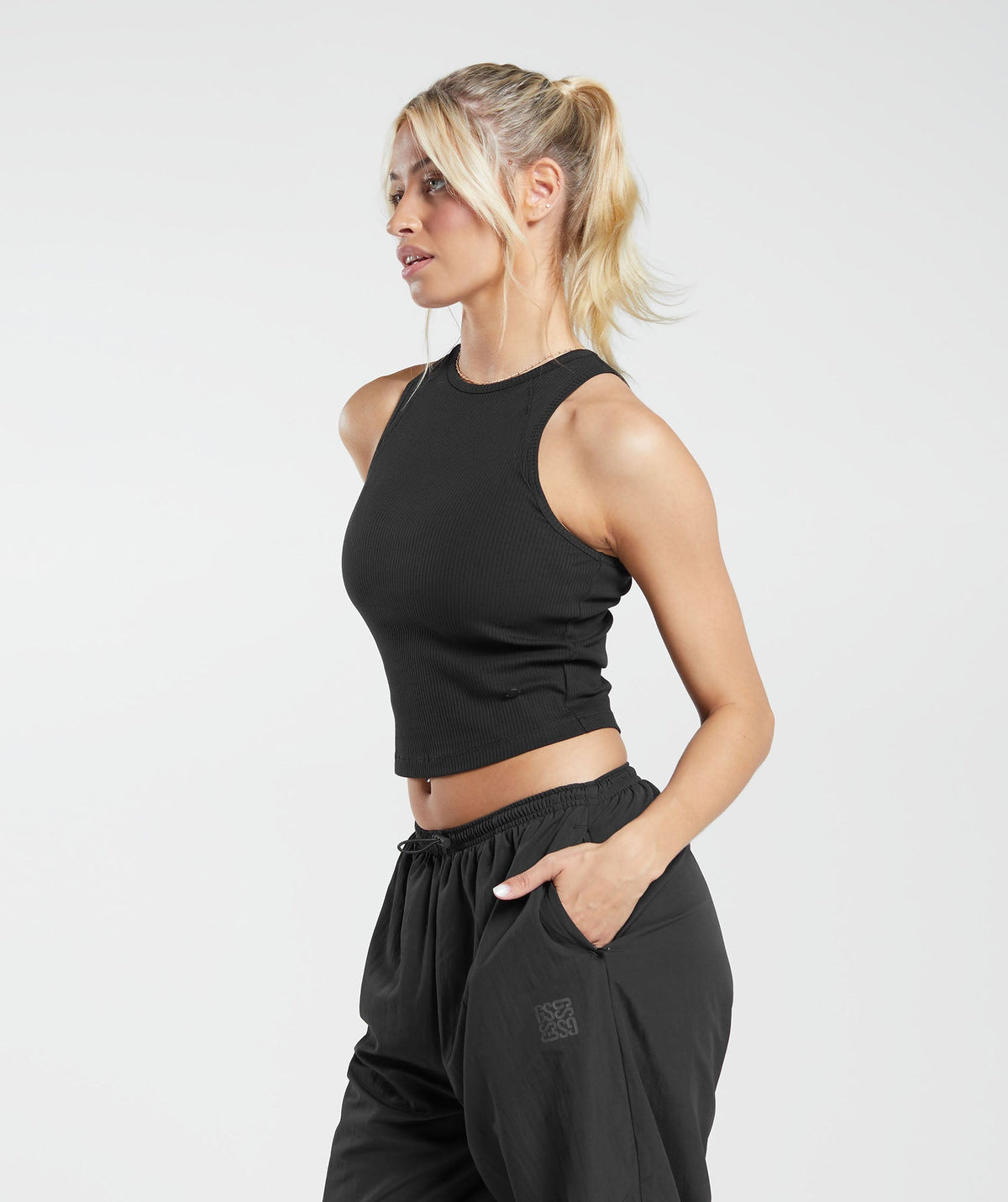 gymshark-cotton-rib-midi-tank-black-aw23