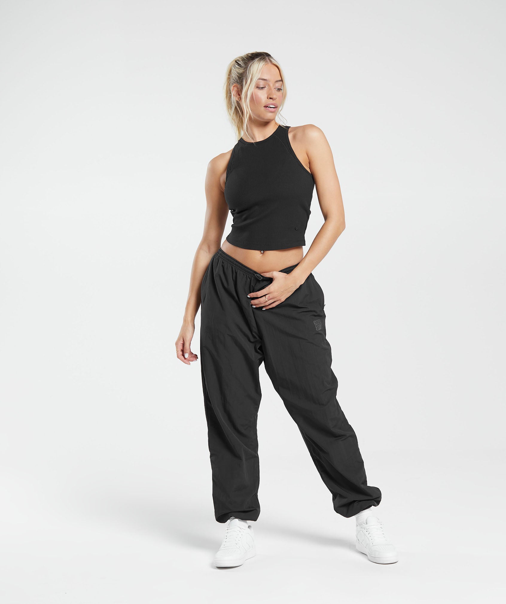 gymshark-cotton-rib-midi-tank-black-aw23