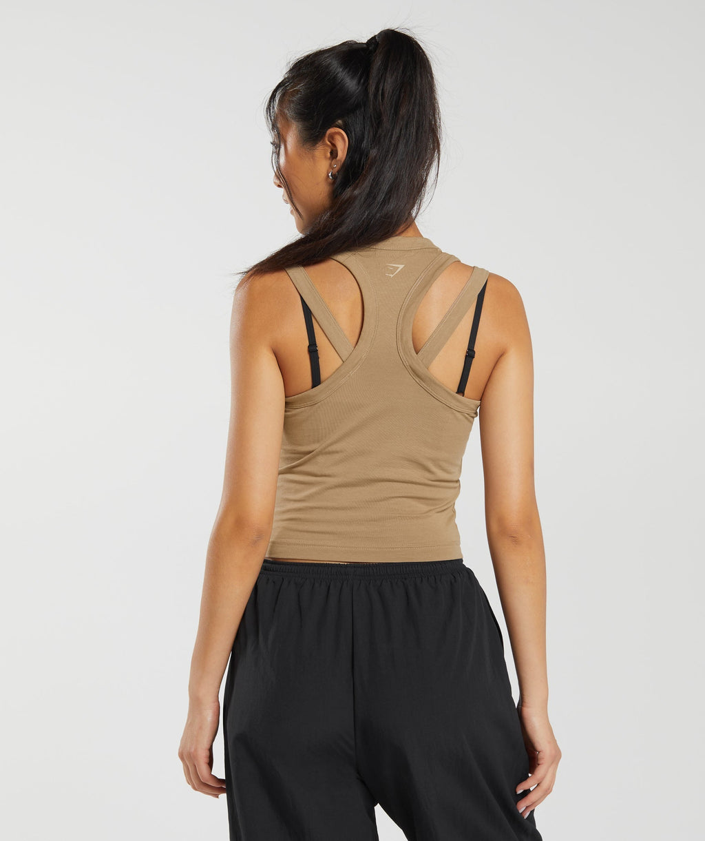 gymshark-cotton-strappy-midi-tank-deep-fawn-brown-aw23