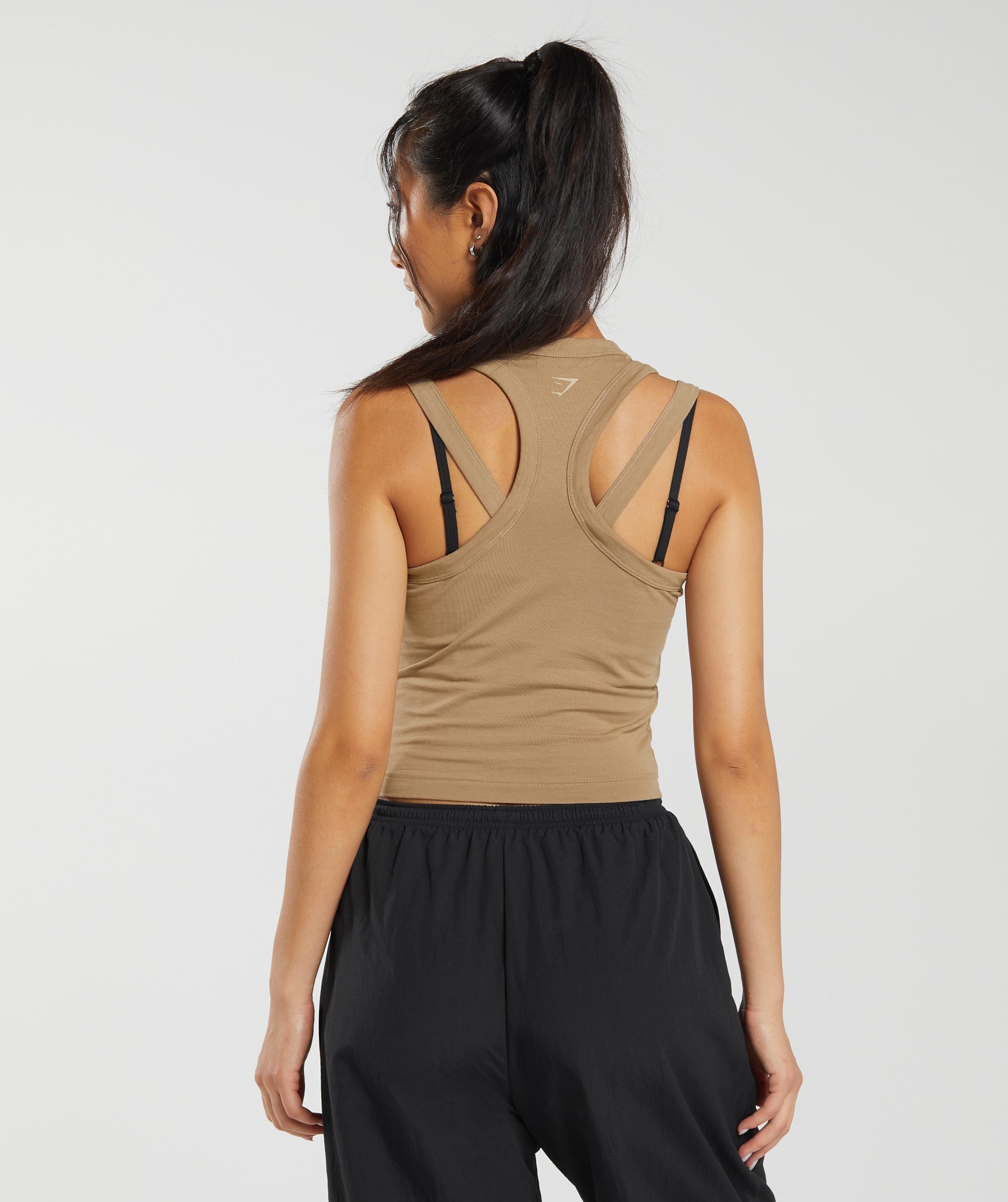 gymshark-cotton-strappy-midi-tank-deep-fawn-brown-aw23