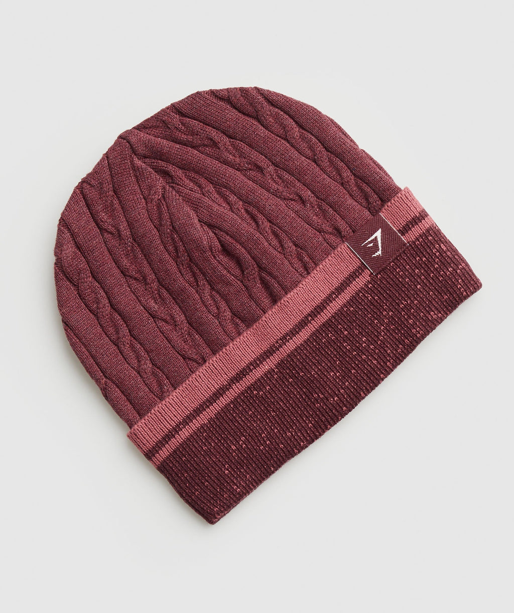 gymshark-cable-beanie-rich-maroon-aw23