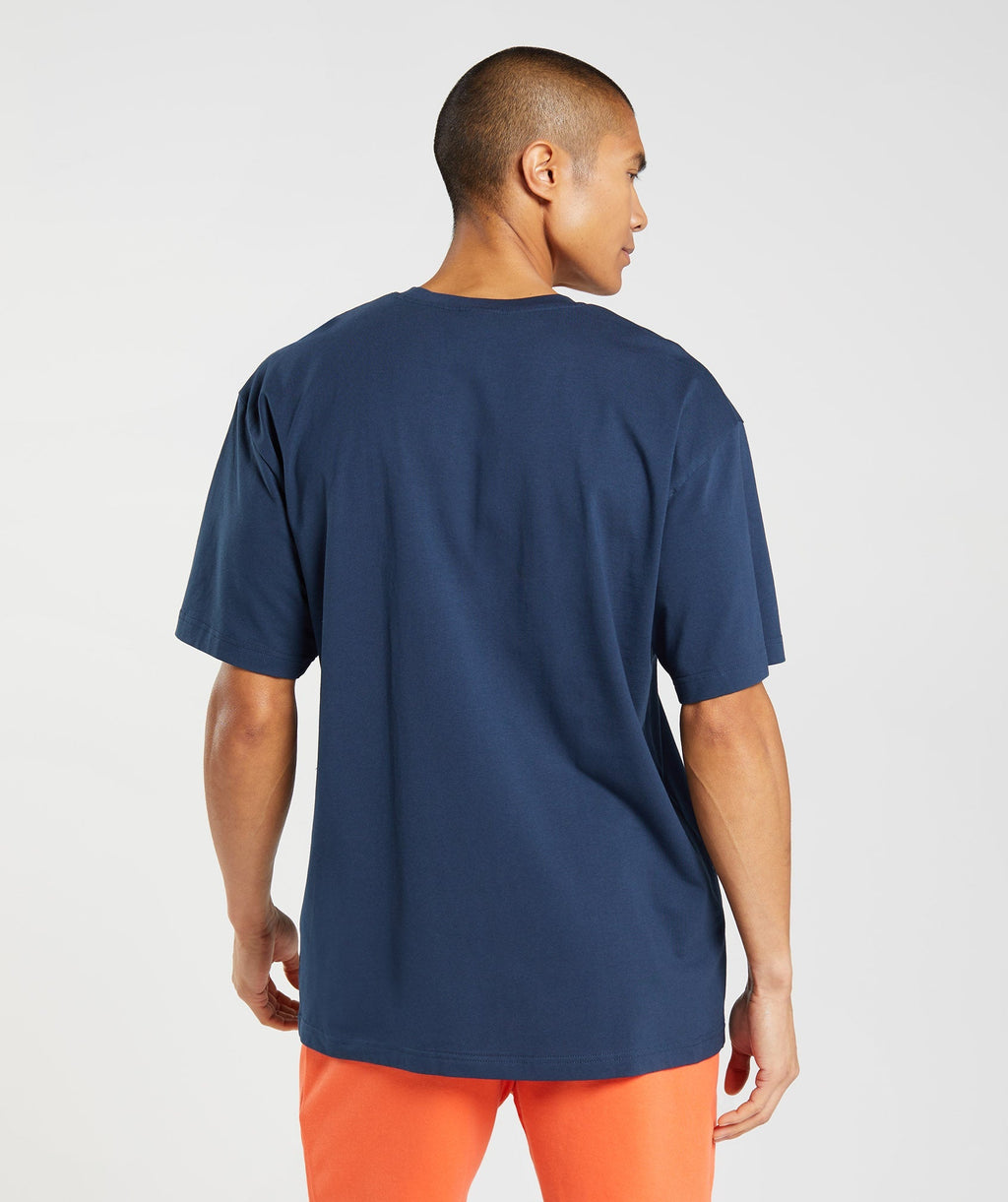 gymshark-bubble-print-oversized-t-shirt-navy-ss22