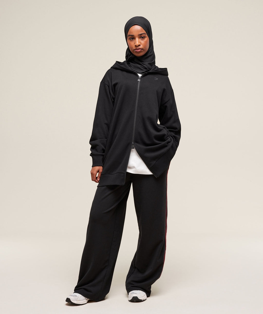gymshark-covered-longline-zip-up-hoodie-black-ss25