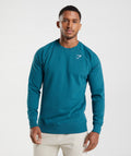 gymshark-crest-sweatshirt-atlantic-blue-aw22