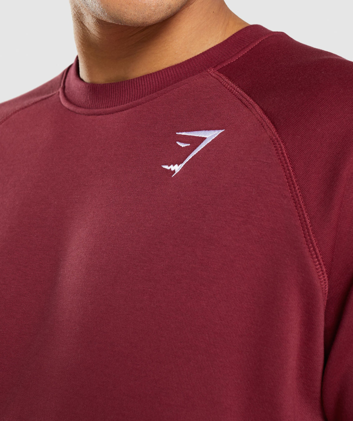 gymshark-crest-sweatshirt-burgundy-red-ss22