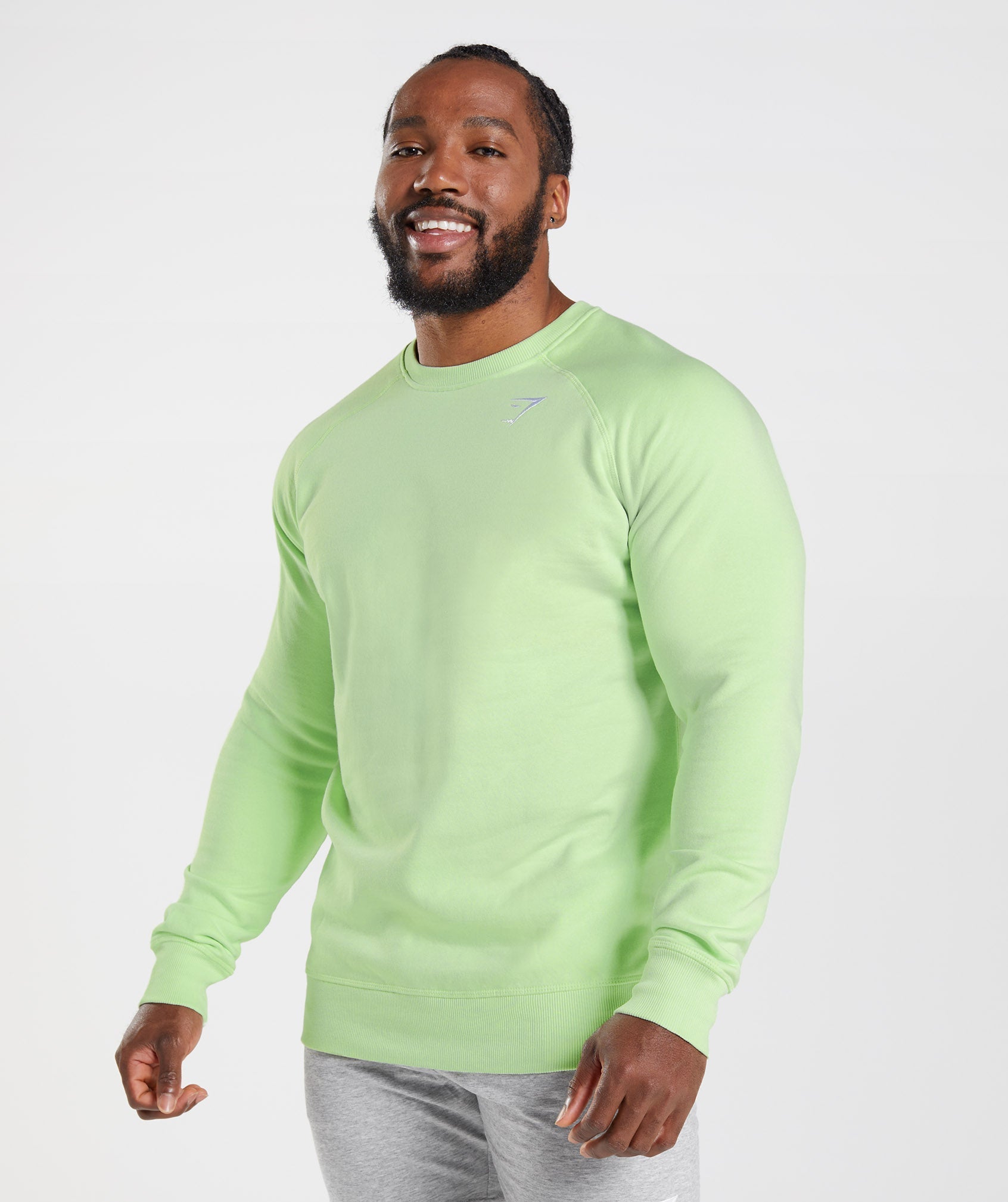 gymshark-crest-sweatshirt-kiwi-green-aw22