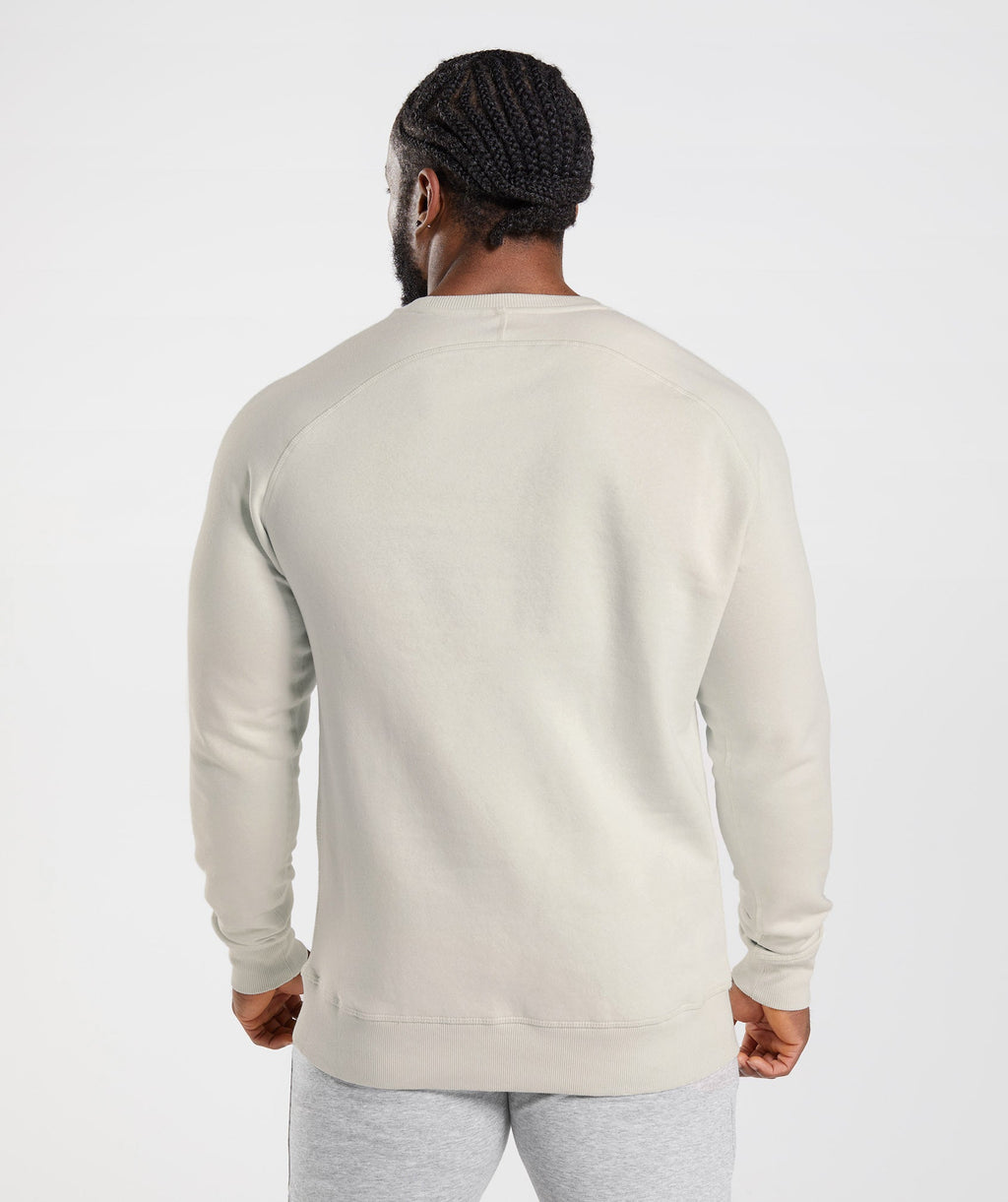 gymshark-crest-sweatshirt-pebble-grey-aw22