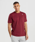 gymshark-crest-t-shirt-burgundy-red-ss22