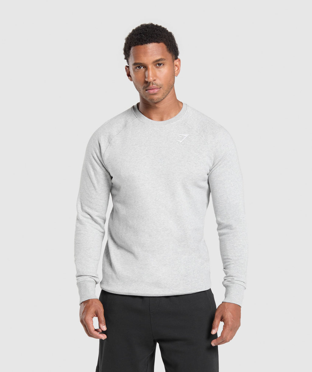 gymshark-crest-sweatshirt-light-grey-marl-aw22